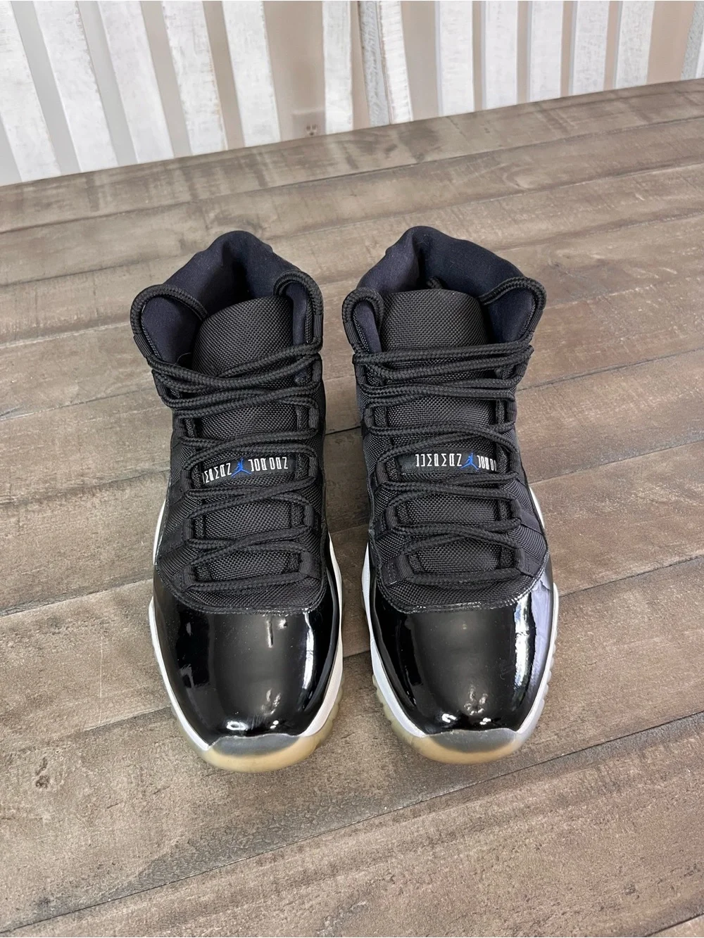 Nike Air Jordan 11 Retro Space Jam 2009 Black Varsity Royal Size 11